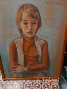 Slika Portret devojčice- Miloš, 1977 na prodaju